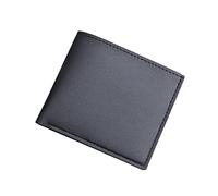 JPXXFM UOMINO ID Portafoglio corto Colore solido OPN PUNSO MULTRI SLOT CARD CLUTTO WOWALLET Slim (nero, una taglia)