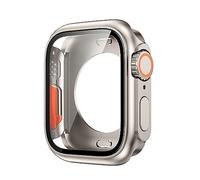 JPXXFM Upgrade To Ultra Watch Case for 44mm 45mm 40mm 41mm Hard PC Front &Rear Bumper Case iwatch Series 8 7 6 5 4 SE Cover (Color : Titanium Gold, Size : 41mm)