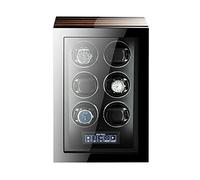 JPXXFM Watch Winders for Automatic Watches Ultra Quiet Motor with LED Lights Automatic Watch Winder with 5 Rotation Modes Push Button Lock to Unlock, LCD Display