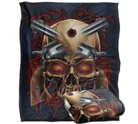 Jq Licensing - Ba-Jp Skull And Pistols Silky Touch Super Soft Throw Blanket 152 X 127 Cm