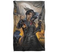 Jq Licensing - En Night Hunter Ravens Coperta super morbida al tatto setoso - 91 x 147 cm