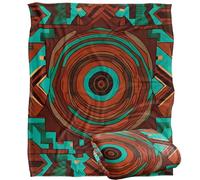 Jq Licensing - James Piazza Aztec Pattern 2 Coperta super morbida al tatto setoso - 152 x 127 cm
