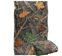 Jq Licensing - James Piazza Hunter'S Camo Pattern Coperta super morbida al tatto setoso - 91 x 147 cm