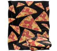 Jq Licensing - James Piazza Pizza Pattern Coperta super morbida al tatto setoso - 152 x 127 cm
