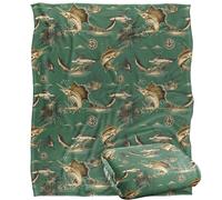 Jq Licensing - Jl-Jp-Jq Billfish Tiki Fishing Pattern Coperta super morbida al tatto setoso - 152 x 127 cm