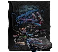 Jq Licensing - Royce Mcclure Way Down Deep Fish Coperta super morbida al tatto setoso - 152 x 127 cm