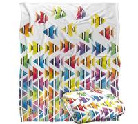 Jq Licensing - Royce Mcclure Zig Zag Tropical Fish Coperta super morbida al tatto setoso - 152 x 127 cm