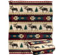 Jq Licensing Southwest Moose Silky Touch Super Soft Throw Blanket 152 X 127 Cm