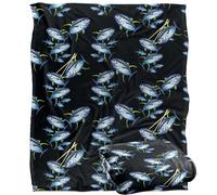 Jq Licensing Sushi Pattern Coperta super morbida al tatto setoso - 152 x 127 cm