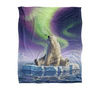JQ LicensingAurora Borealis Vellutato Orso Polare Supermorbido Coperta (TV26246)