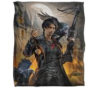 JQ LicensingNight Hunter Vellutato Corvo Supermorbido Coperta (TV26083)