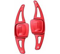 JQHXFDC 2 Pezzi Estensioni per Cambio a Paletta per Volante Auto - Adatto per Golf 8 MK8, GTI, R-Line 2020-2022 - Paletta per Volante in Lega di Alluminio, Design Umano, Rosso, Nero, Blu, Argento