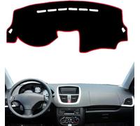 JQHXFDC - Copertura per cruscotto auto, tappetino parasole, protezione antiriflesso per cruscotto - Per Peugeot 206+ 207 SW RC 2006-2013 2014