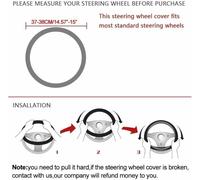 JQHXFDC Coprivolante per Auto in Pelle Scamosciata per Mini per Cooper per R50 per R55 per R56 per F57 per Clubman per Countryman per Clubvan per Coupe