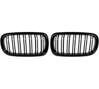 JQHXFDC - Griglia Anteriore a Doppio Rene per Auto, Griglie per Cofano, griglia Anteriore a Diamante, Styling Auto Adatto per BMW F15 F16 Adatto per X5 Adatto per X6 F85 F86 2014 2015 2016 2017 2018