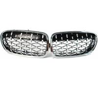 JQHXFDC - Griglia Anteriore a Doppio Rene per Auto, Griglie per Cofano, griglia Anteriore a Diamante, Styling Auto per BMW per 5 Series F10 F11 520i 523i 525i 530i 535i 2010 2011 2012 2013 2014