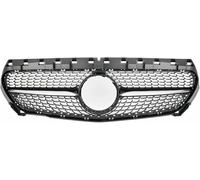 JQHXFDC - Griglia Anteriore a Doppio Rene per Auto, Griglie per Cofano, griglia Anteriore a Diamante, Styling Auto Adatto per Mercedes Adatto per C117 W117 Fit Adatto per Benz CLA 2014-2019