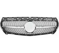 JQHXFDC - Griglia Anteriore a Doppio Rene per Auto, Griglie per Cofano, griglia Anteriore a Diamante, Styling Auto Adatto per Mercedes Adatto per C117 W117 Fit Adatto per Benz CLA 2014-2019