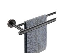 JQK Double Bath Towel Bar Oil Rubbed Bronze 30 Inch 304 Stainless Ste