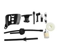 JQLPJSD Parti for Motosega Adatte for Kit 2500 25cc Pezzi di Ricambio Ingranaggio a Vite Senza fine Piastra Barra Tubo Flessibile Olio combustibile