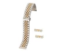 JQQJZLC 12/13/14/16/17/18/19/20/22 mm Cingcio di Orologi in Acciaio Inossidabile Bracciale Arc di Arco Cavo con Pin Utensili Sostituisci