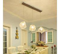 JQQJZLC 3 luci Duplex Building Soggiorno Lampada a soffitto Scale Il lampadario Ristorante Creativo Ciondolo a Sospensione Villa Long lampadario a Loft Bar con corridoio Decorativo porc