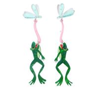 JQQJZLC Acrilica Creativa Acrilico Orecchini penzolanti per Donne Leggrezza Summer Green Animal Green Animal Dichiarazione Insetto Droping Orecchini Pendenti Exaged Fun Gioielli a Tema Halloween