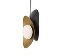 JQQJZLC American Simple Affermazione Simple Il lampadario in Ferro battuto Dropot Light Hanging Light Light G9 (Altezza 46 cm) Adatto per Camera da Letto, Studio, Finestra del Negozio, Balcone, Hotel