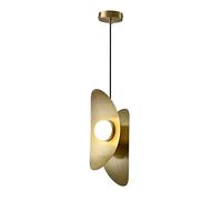 JQQJZLC American Simple Affermazione Simple Il lampadario in Ferro battuto Dropot Light Hanging Light Light G9 (Altezza 46 cm) Adatto per Camera da Letto, Studio, Finestra del Negozio, Balcone, Hotel