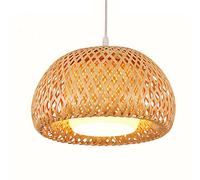 JQQJZLC Antique a Ciondolo Rattan Light Vintage Vintage Wandelier a Mano a Mano a Mano a Mano Apco di Sospensione Regolabile Apparecchio per Sospensione Regolabile per la Camera da Pranzo