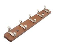 JQQJZLC Appendiabiti appendiabiti appendiabiti da parete appendiabiti da ingresso con 5 ganci da parete per organizzare e riporre in soggiorno vestiti appesi cappello asciugamano (colore: bianco