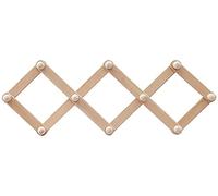 JQQJZLC Appendiabiti da parete retrattile da parete, per appendere vestiti, cappelli, asciugamani, adatto per soggiorno, camera da letto, ingresso, bagno, (B)