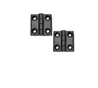 JQQJZLC Attrezzatura Industriale in Lega di Zinco 304 cardini per Porte in Acciaio Inossidabile 50x50mm 1pcs (1pcs -Black -Zinc)
