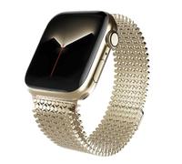 JQQJZLC Banda di orologi in acciaio inossidabile , per banda 38/40/41mm Donne uomini, bande smartwatch cinghia regolabile Struttura molecolare Mesh Mesh Struttura molecolare per la serie IWatch