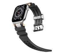 JQQJZLC Banda di orologio in gomma per banda S10 46 mm S10 42 mm Ultra 49mm 45 mm 44 mm di orologeria in gomma Cingcio impermeabile