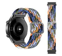 JQQJZLC Bande di Cinturini da Polso Intrecciati per Correa per Coros Apex PRO/Apex 46 42mm Smartwatch Watchband Pace 2 Pace2 Bracelet Correa (Colore: Rosso e Bianco, Dimensione: 22mm Universal)