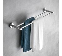 JQQJZLC Barra a Portata di Asciugamano, portacarpa da Toilette, Ganci da Asciugamano, Accessori per Bagno Montato a Parete Kit Hardware per Bagno/portavalsa 60 cm