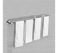 JQQJZLC Barra per Asciugamano Adesiva da 15,7 a 59 Pollici di Asciugamano Singolo per Bagno, Addensare Specchio a Portata Lucida /105 cm