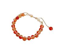 JQQJZLC Bracciale in Pietra Naturale in filigrana generisch, Temperamento Unico, Braccialetto di Perline Personalizzato, Lussuoso Cognome Leggero e di Alta qualità Fatti a Mano