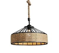 JQQJZLC Canap Corda lampadario agricola lampadario in Ferro battuto Moderno Moderno Minimalista Retro Industriale in Stile lampadario Decorazione casa Decorazione Country Ristorante Barra Bar Bar da
