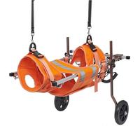JQQJZLC Carrozzina per Cani Carrozzina per Cani per Zampe Posteriori Carrozzina per Animali Domestici in Lega di Alluminio Adatta per Cani da 20-60 kg Strumento per Camminare Carrozzina per Cani per