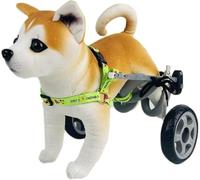 JQQJZLC Carrozzina per Cani Regolabile a 2 Ruote, Carrozzina per Animali Domestici per la Riabilitazione delle Zampe Posteriori, Carrozzina Pieghevole per Cani (Taglia M)