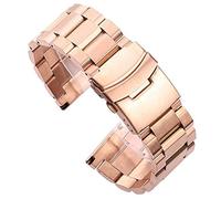 JQQJZLC Cingcio d'oro, Braccialetto a Fascia Metallica 18 20 22 24 mm 24 mm Orologi in Acciaio Inossidabile Spazzolato Inossidabile sostituire Gli Accessori