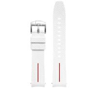 JQQJZLC Cinghia di estremità curva ， per omega xs orologio Moonswatch da 20 mm da uomo da donna in gomma silicone a rilascio rapido per orologio per Seamaster 300 Watchbands