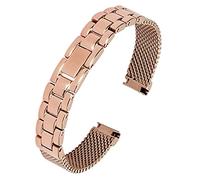 JQQJZLC Cinghia d'oro, Cinturino in Acciaio Inossidabile in Metallo Solido 10 mm Adatto per Una Piccola Ragazza