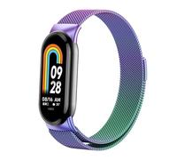 JQQJZLC Cinturino ad anello milanese per xiaomi mi banda 8 nfc cinghia di rilascio rapido in acciaio inossidabile coriario miband8 bracciale mi banda 8 accessori di accessori