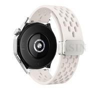 JQQJZLC Cinturino magnetico in silicone 18 20 22 mm per orologio GT 5 46 mm 41 mm cinturino sportivo traspirante per GT5 Pro GT4 GT3 GT2 Correa Watch