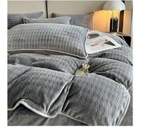 JQQJZLC Coperchio PIRUPETTO Coralle Coperchio Coperchio Copertura MORSO Mord E Collo Colore Solido Solido COPERTRO PROSSO con CRIBUZIONE CIPPER A 4 Pezzi Foglio da Letto a Letto e 2 Fili di