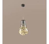 JQQJZLC creatività nordica E27 lampadario soffitto Lampadina Lampadina a Sospensione Lumo Trasparente Lampade a Sospensione della Lampada a Sospensione Dropione Adattabile Adatto per l'isola della