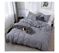 JQQJZLC Custodia per Trapunta Solida con Biancheria da Letto a Fedele Set Home Singl Repucia Doppia Copertura Piumino Coperchio Twin King Size (Senza Foglio di Letto) Letto a Quattro Pezzi (4,